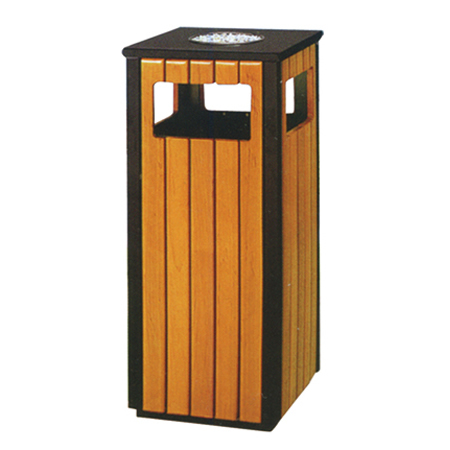 钢木垃圾桶ZX-1401
