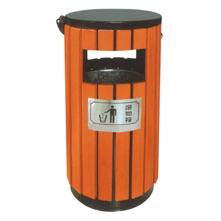 钢木垃圾桶ZX-1305