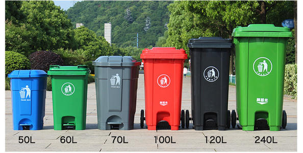 兰州鑫中星240升塑料垃圾桶