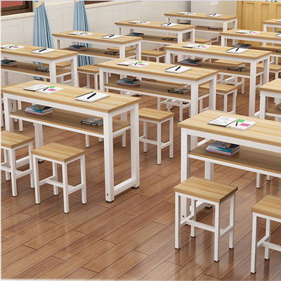 双层钢木课桌椅